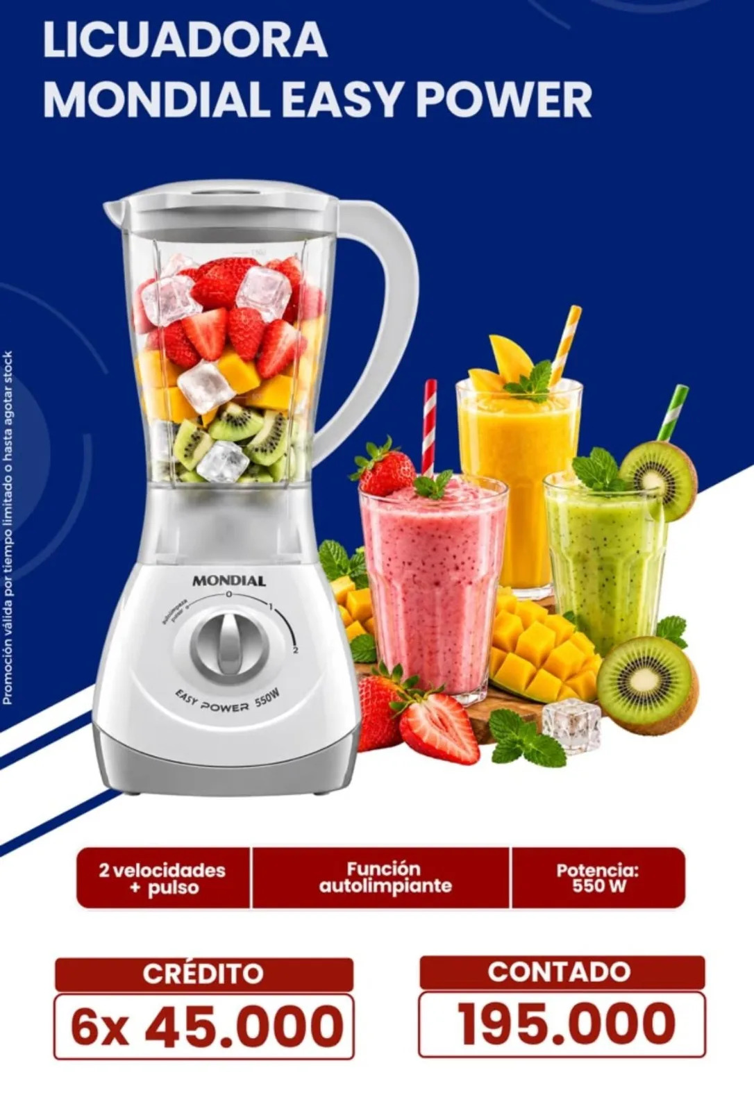 Licuadora Mondial 550W — Foto 1